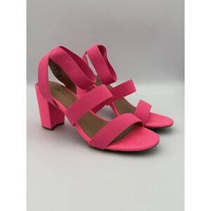 Dream Pairs Barbiecore Hot Pink Sexy Block Heel Sandals Size 7